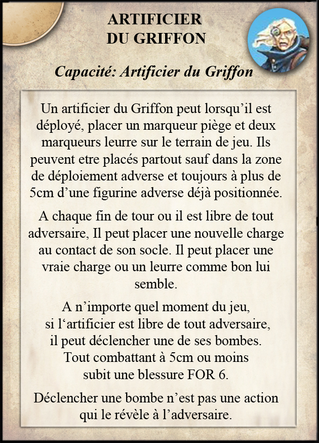 Artificier du Griffon
